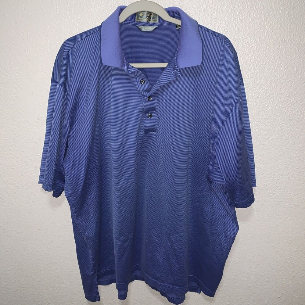Descente International Collection Men’s Polo Size 2XL Blue